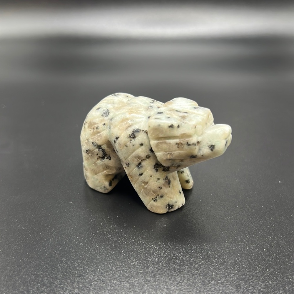 Kiwi Jasper Bear Carving